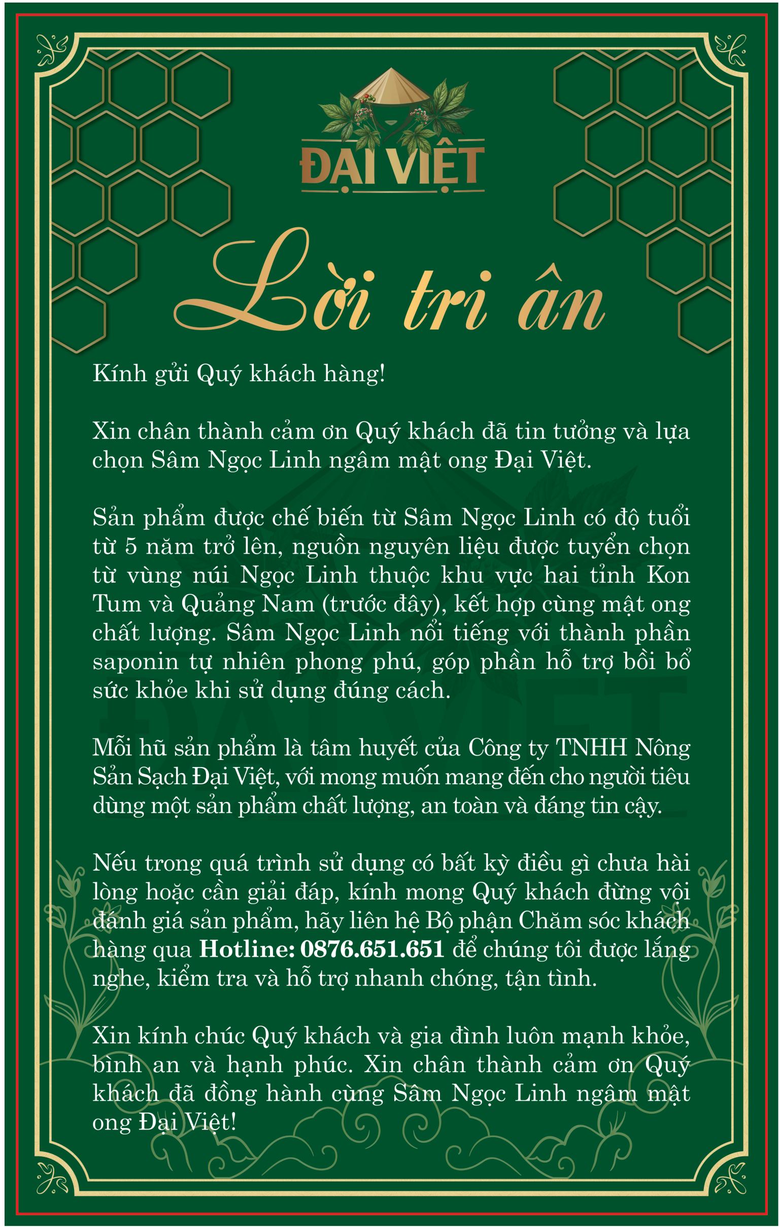 Lời Tri Ân